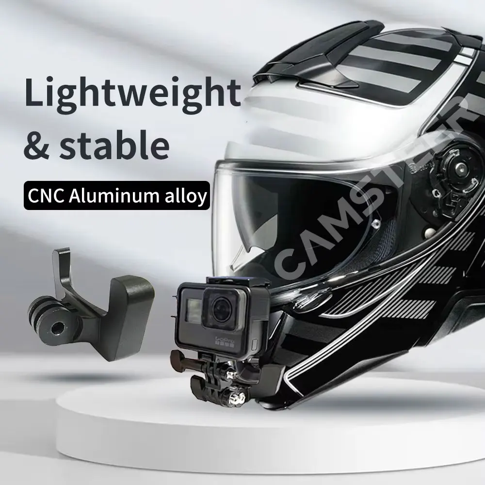 สําหรับ Shoei Neotec 2 ที่กําหนดเองรถจักรยานยนต์ Chin Mount สําหรับ GoPro hero12 11 10 Insta360 X4 Ace pro DJI Action 4/5Pro กล้อง