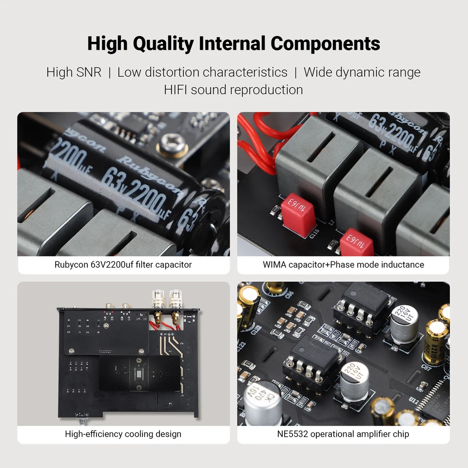AIYIMA A80 TPA3255デコードアンプHIFI 2.0チャネルQCC 3034 Bluetooth AIYIMA A80 TPA3255デコードアンプHIFI 2.0チャネルQCC 3034 Bluetooth