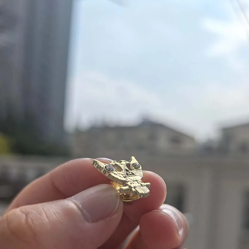 50pcs 32nd 14th Owl Lapel Pin Rose Cross Freemasonry Scottish Rite Swan Badge Masonic Metal Craft Eagle Brooch Button with Rays