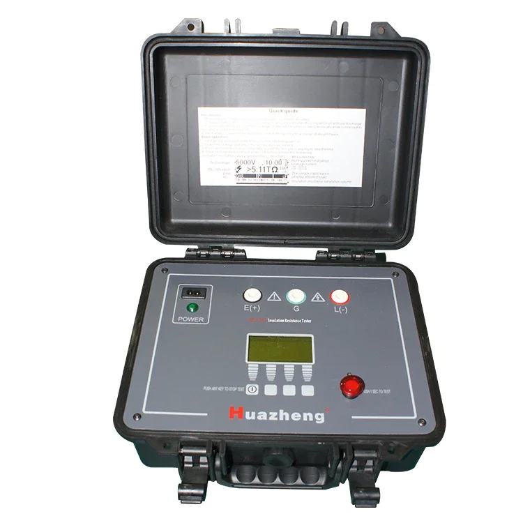 Huazheng Electric 5kv High Tension  High Voltage Digital Insulation Resistance Meter