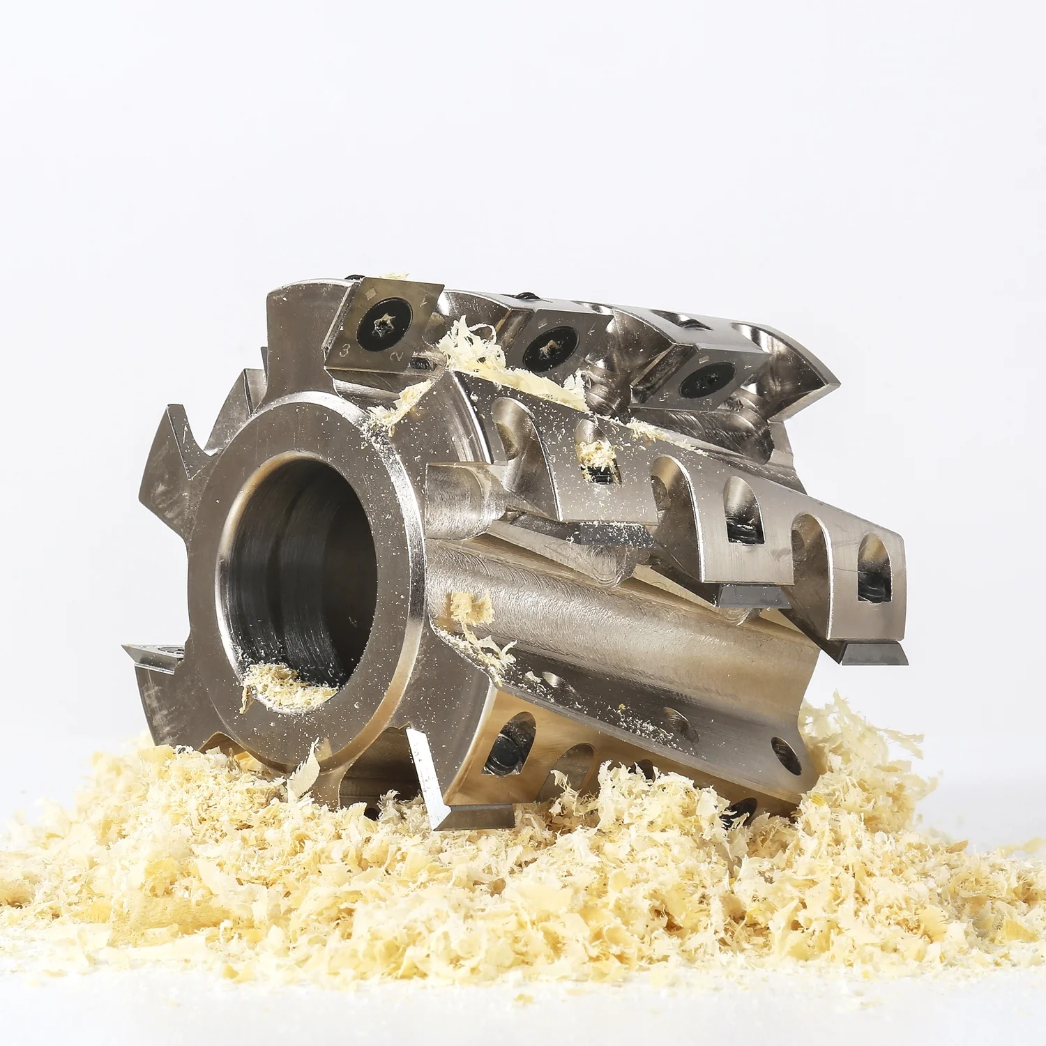 KWS 90mm*35mm*60mm Spiral Cutterhead Helical Cutter Head With Indexable Inserts