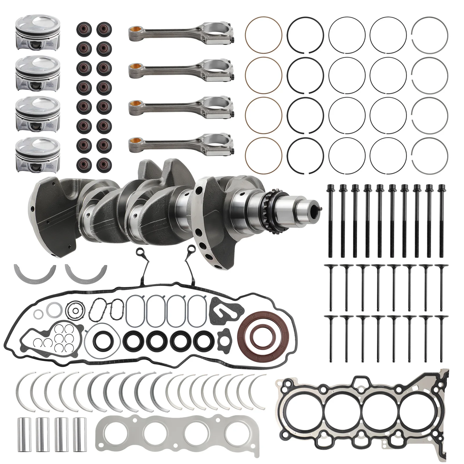 2.0L G4NA Engine Rebuild Overhaul Kit For Hyundai KIA Forte Optima Soul 12-19