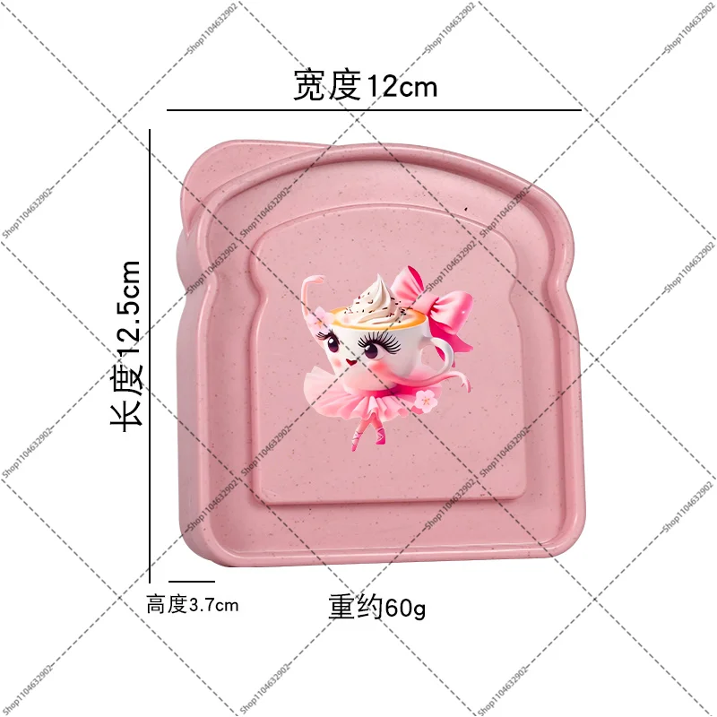 Lunch Box Bento Brainrot italiano Tung Tungtung Sahur Telala Contenitori per alimenti con squalo divertente Contenitore per il pranzo stampato con motivo a cartoni animati