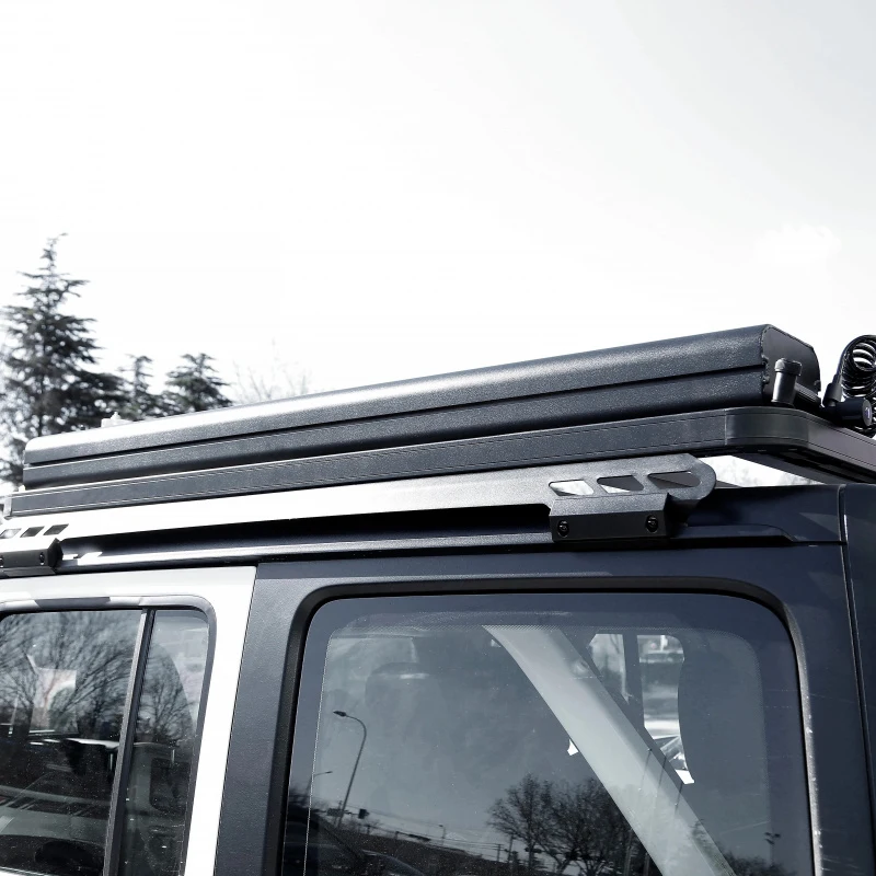 Car 4x4 Top Aluminum Alloy Water Tank Installation Guided Car Top Accessories Top Water Tank Storage Road Shower