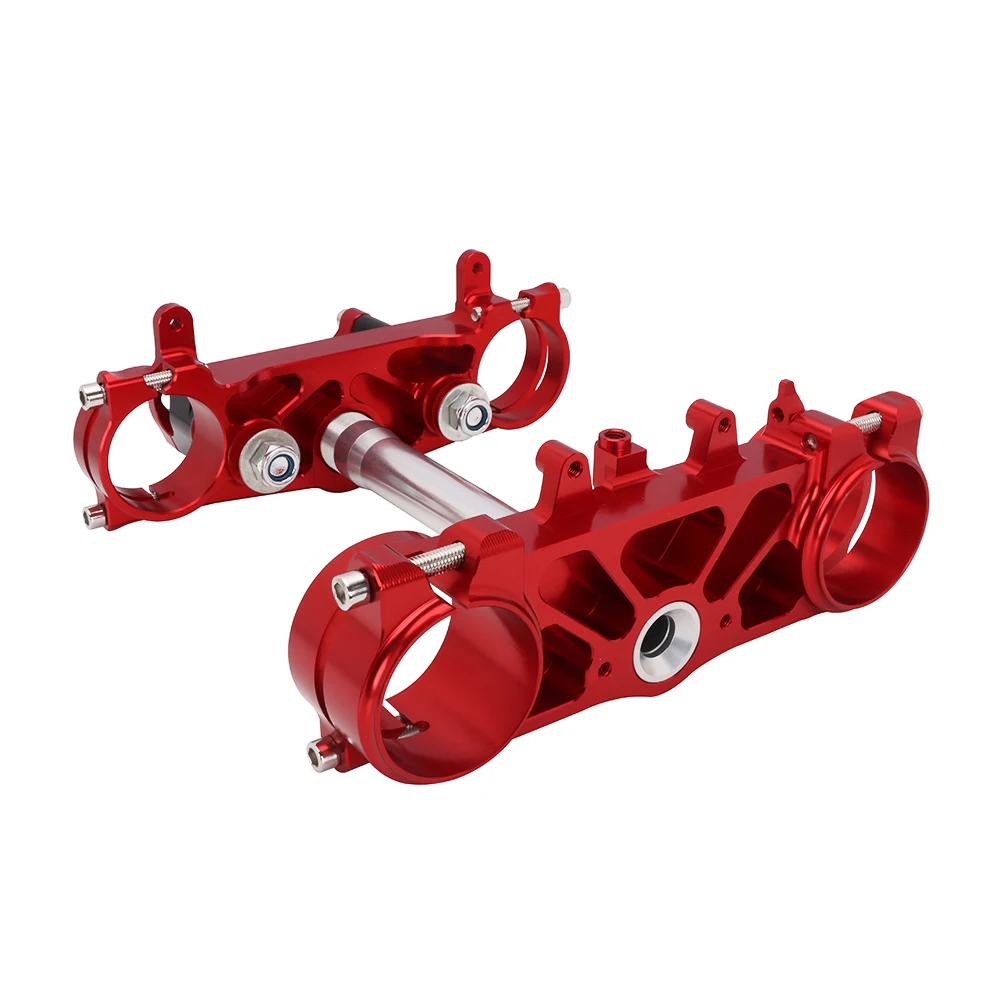 JFG CRF250R CRF450R Dirt Bike CNC Aluminum Triple Tree Clamps Steering Stem And Bar Mount