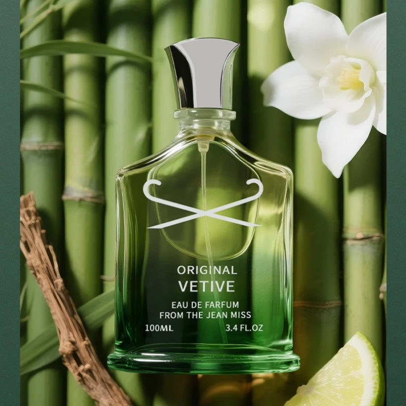 100 مللي عطر فيتيفر ليمون للرجال عطر وودي طازج أو دو تواليت يمزح يؤرخ فرمون كولونيا عطر رذاذ الجسم #3