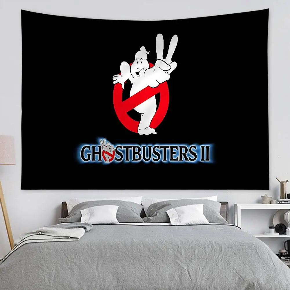 Movie-G-Ghostbusters Anime Tapestry Hanging Tarot Hippie Wall Rugs Dorm Home Decor