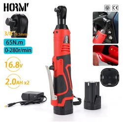 12V/18V Electric Impact Wrench Cordless Rechargeable Screwdriver 3/8 Inch Right Angle Ratchet Wrenches Driver Drill Power Tool