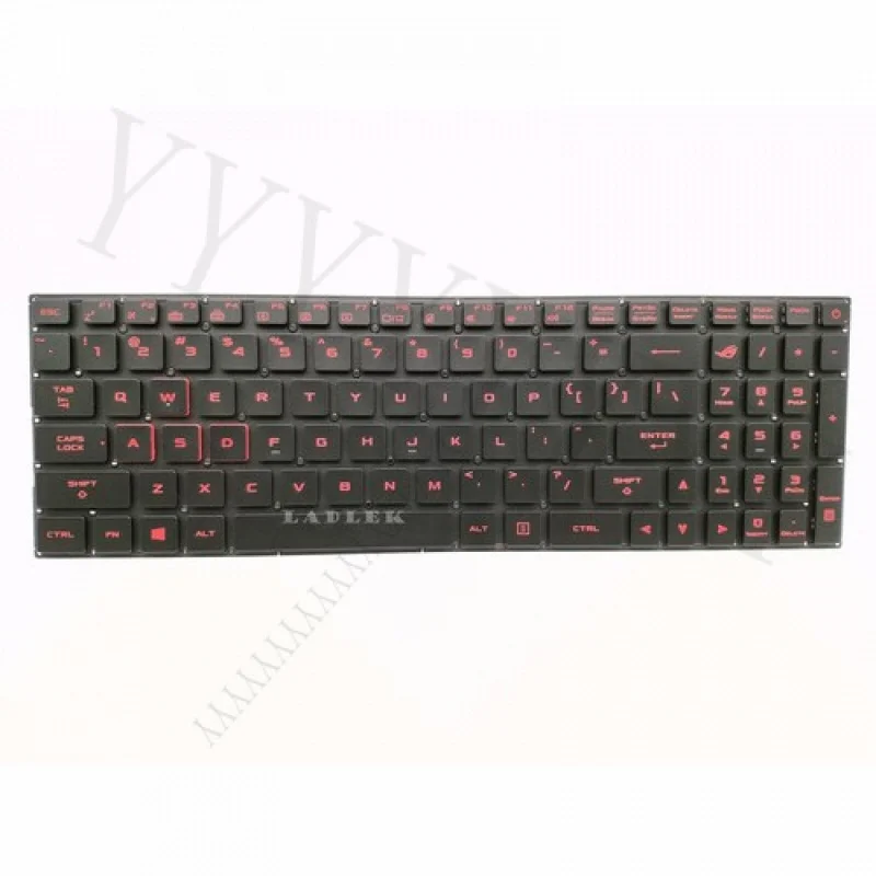 

Клавиатура QUS с красной подсветкой для Asus Rog Strix GL702VI 0KNB0-6619US00 V156262HS1