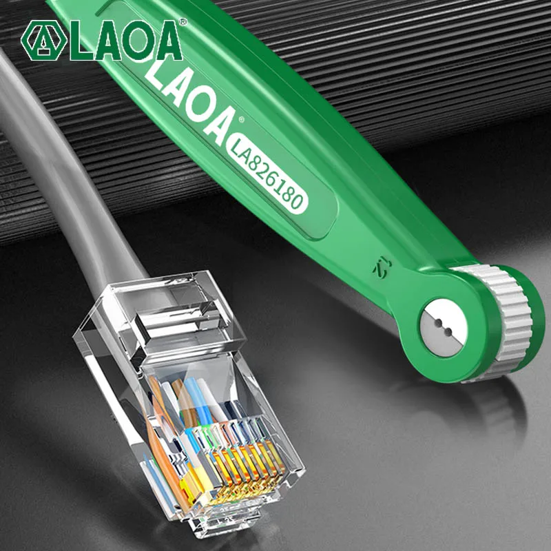 Imagem -05 - Laoa Network Cabo Untwist Tool Engineer Wire Straightener para Fios Pair Separator Tools Rápida e Facilmente Destorcido 0.81.8 mm