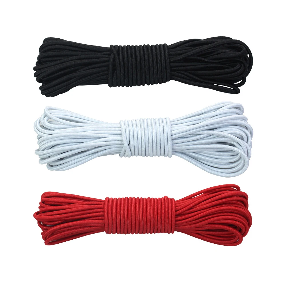 10Meters 2.5mm High Elastic Bands For Women Hairband Colored Backpack Rubber Rope Garment Spring Stretch Cord DIY Belt Accessory