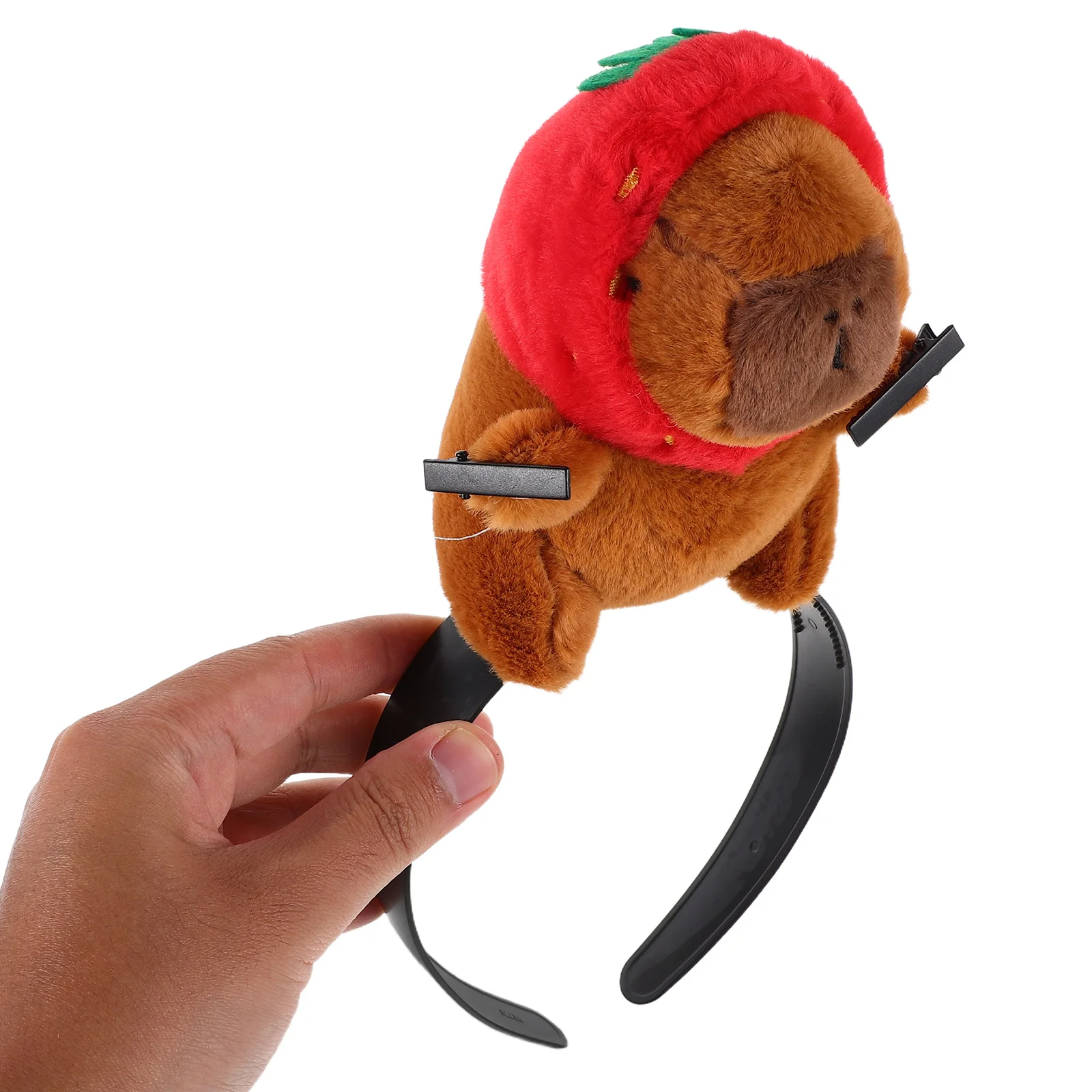 

2Pcs Capybara Funny Headband Cartoon Animal Hairband Halloween Birthday Party Accessory Adult Kids Festival Costume Photo Prop