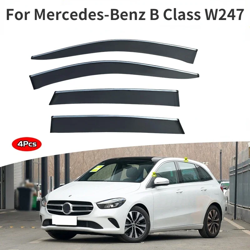 

Для Mercedes-Benz B Class W247 2020, оконный козырек, декоративная полоса, защита от атмосферных воздействий, дверной козырек, вентиляционные шторы, аксессуары