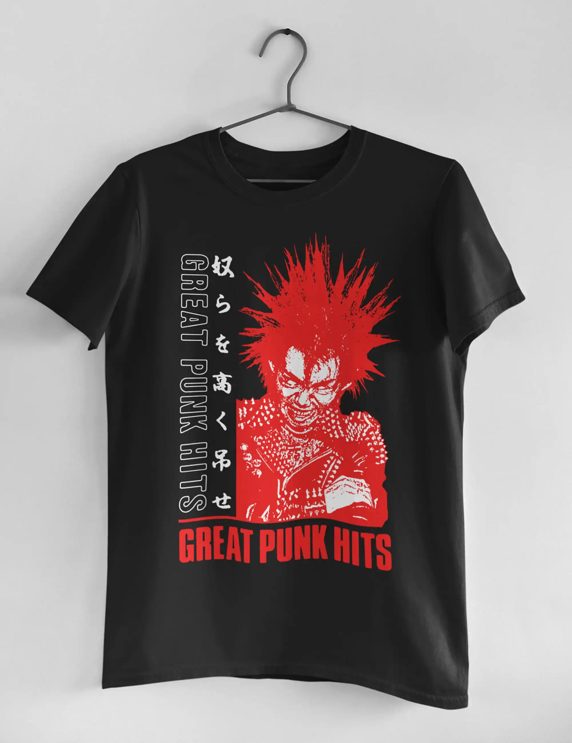 Great Punk Hits VA T Shirt Japanese Hardcore Compilation 1982 GISM The Clay Cult Vinyl Crust Gauze Discharge