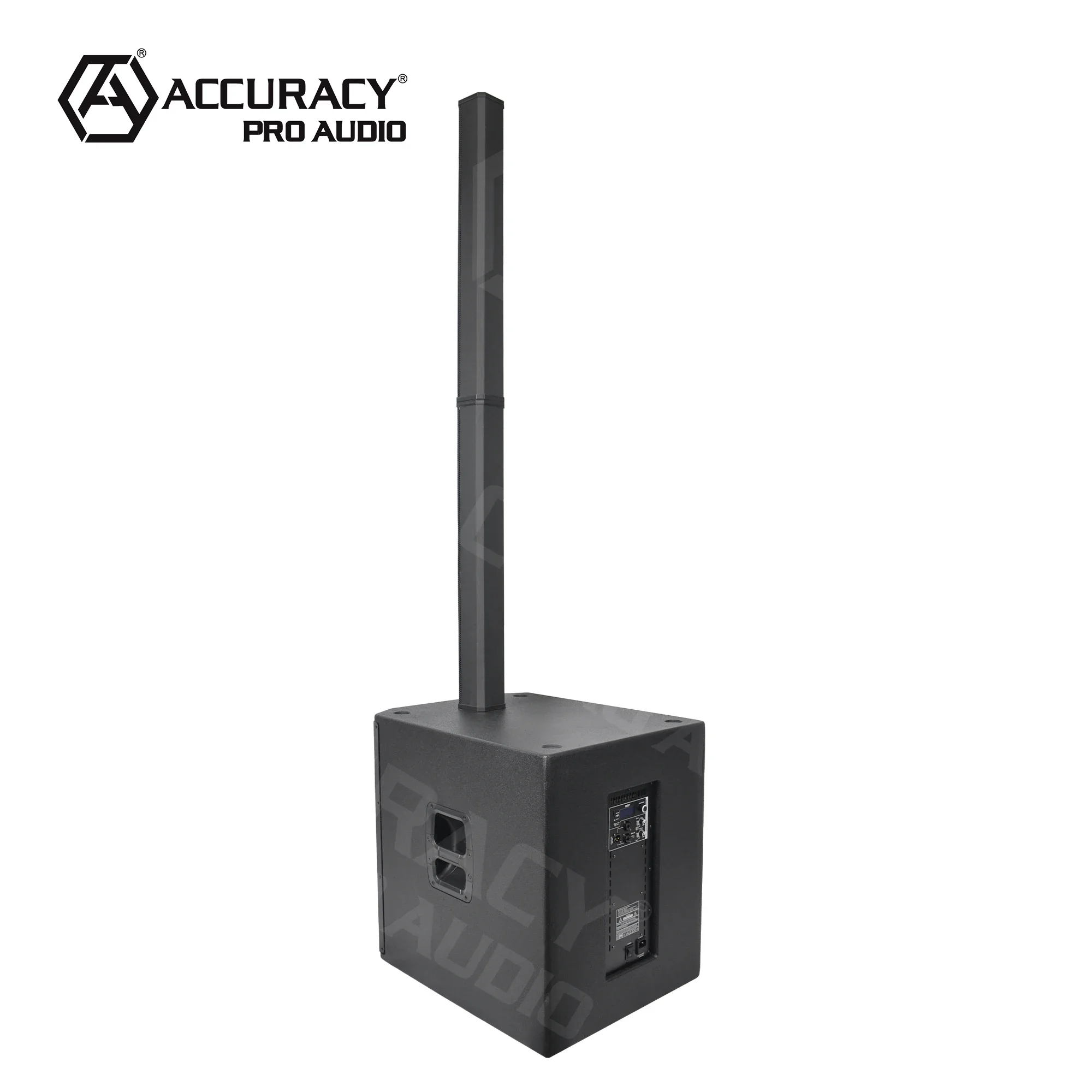 Précision Pro Audio AC38 1400W système Audio DJ karaoké Portable professionnel haut-parleur à colonne active