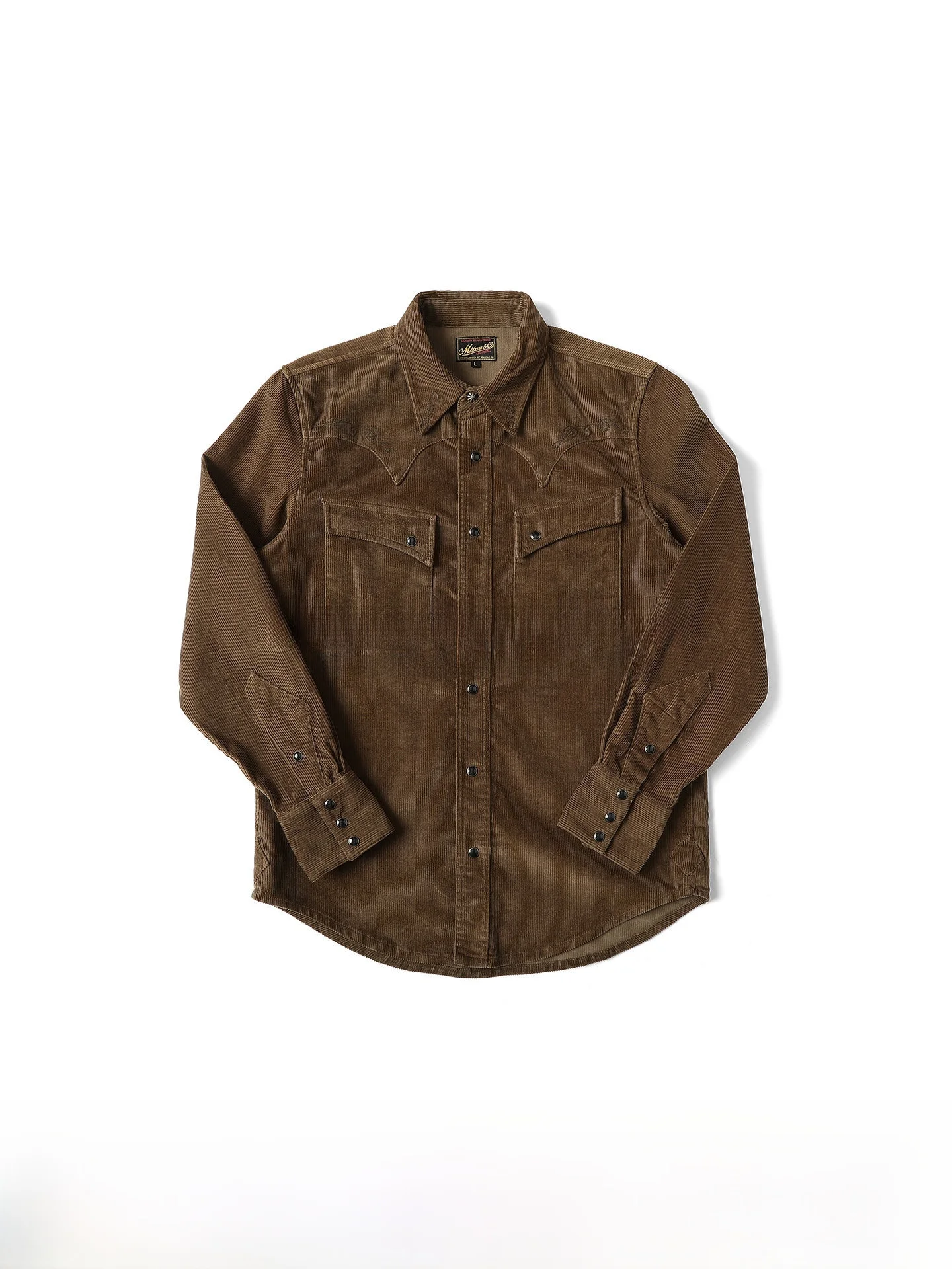 

Куртка MBBCAR Western Series из вельвета, базовая, цвет хаки, свободного кроя, для повседневной носки, 100% хлопок, износостойкая