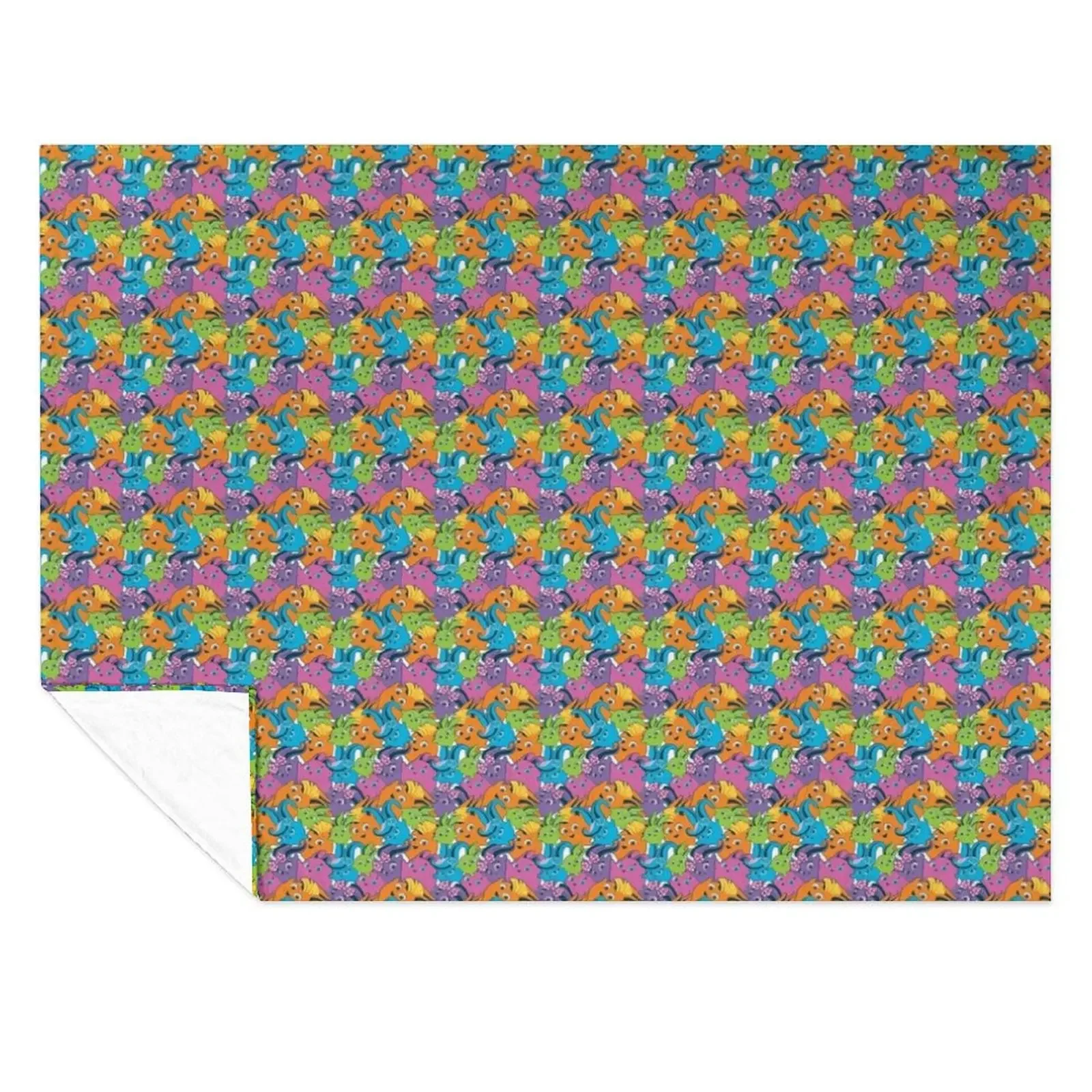

Sunny Bunnies - Pattern # 2 Throw Blanket Single Sofa anime Furrys Blankets