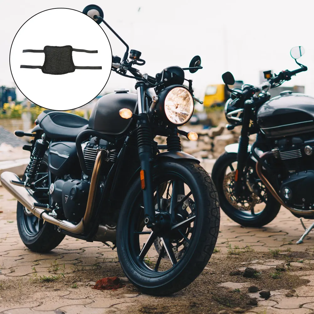 

Motorcycle Seat Cover Scooter Rear Protector Black Seat Nylon Cushion Comfortable Insulated Long Distance Riding Easy