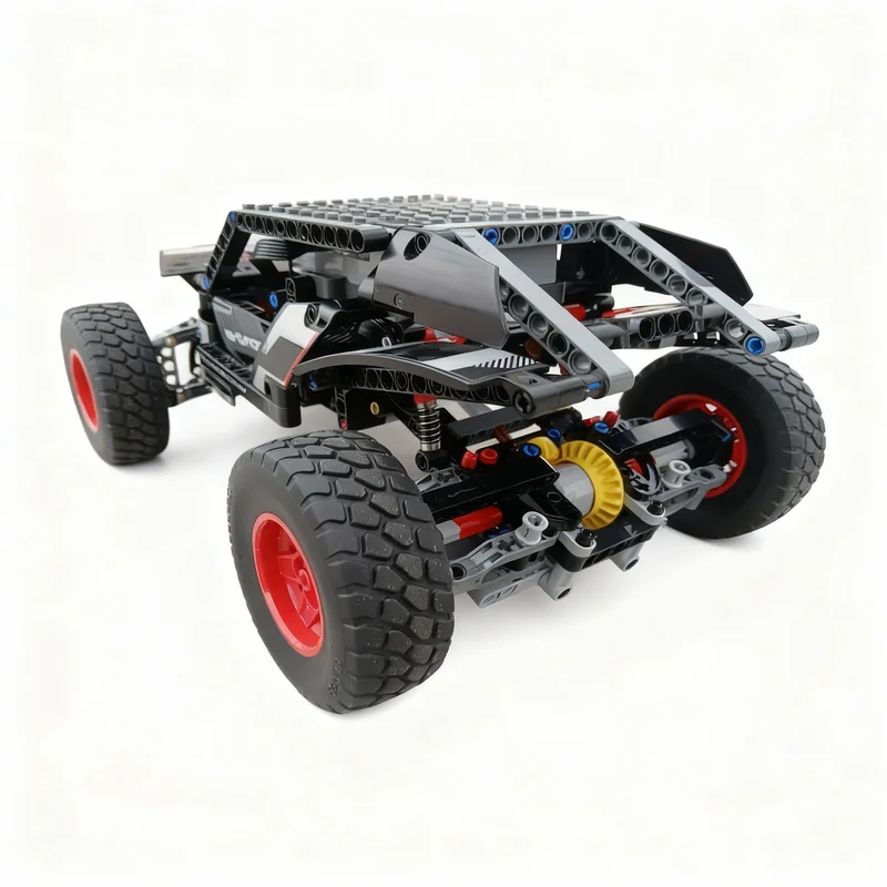 478pcs MOC Big Wheels BAJA Trophy Truck Model Building Blocks Architecture Birthday Idea DIY Brick Creative Christmas Gift Toy
