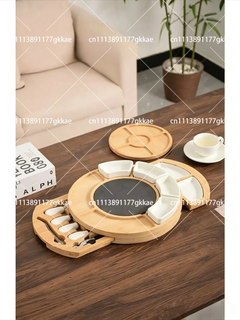New Cheese Cutting Board, Pull-out Multi-functional Cutting Board for Home Use, Suitable for Fruits, Bread, and Steak
