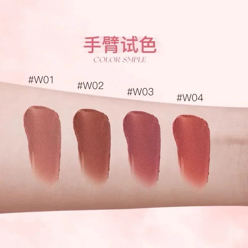 ZEESEA-Névoa Matte Velvet Lip Lama, Névoa Leve, Air Lip Glaze Batom