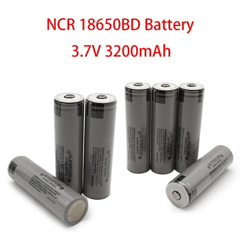 100% Brand New Original NCR 18650BD 3.7 v 3200 mah 18650 Lithium Battery Flashlight Rechargeable Powerful And Durable Battery