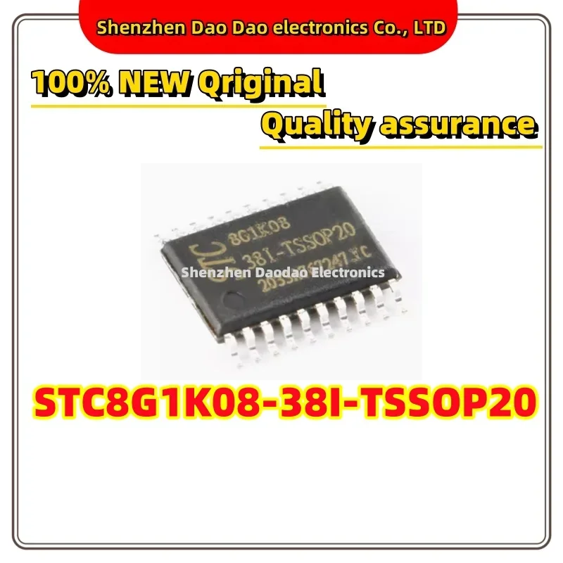 10Pcs STC8G1K08-38I-TSSOP20 IC chip new original