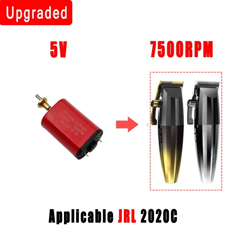 Upgraded 5V 7500RPM Motor Compatible with JRL 2020C M5(F) P800 Professional Hair Clippers Electric Hair Clipper Rotor Engine