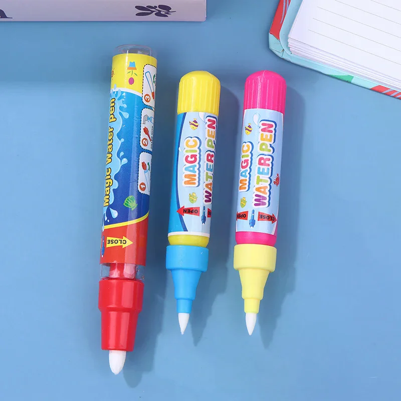 Stylo de dessin à l'eau magique, 5 pièces, jouet pour peinture pour enfants, tapis d'écriture à l'eau, stylo pour gribouillage, outil de remplacement, jouet éducatif pour enfants
