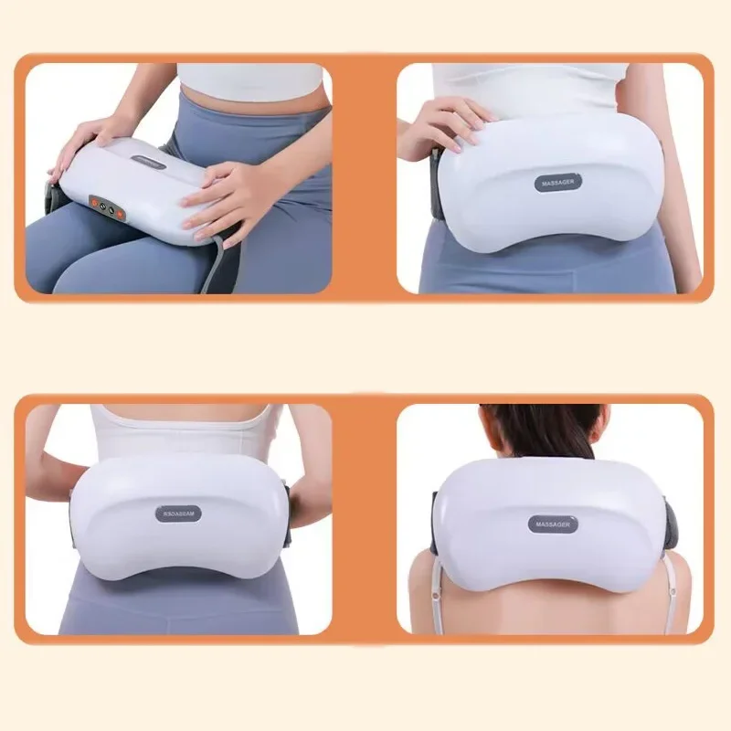 Ohio eur abdominal électrique avec chauffage par vibration, soins de santé amincissants, pétrissage profond de l'abdomen, massage corporel, physiothérapie