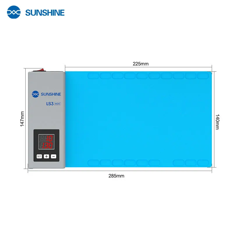 أشعة الشمس LS3 مزيل شاشة LCD صغيرة التدفئة المرحلة فاصل الوسادة للهواتف المحمولة باد إصلاح LCD تفكيك أدوات الكنز مجموعة