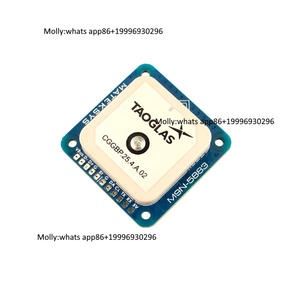 MATEK GNSS COMPASS M9N-5883 U-blox M9N 4-Satellite Private Mold FPV Drone RC Aircraft High-Precision Navigation Module Wholesale