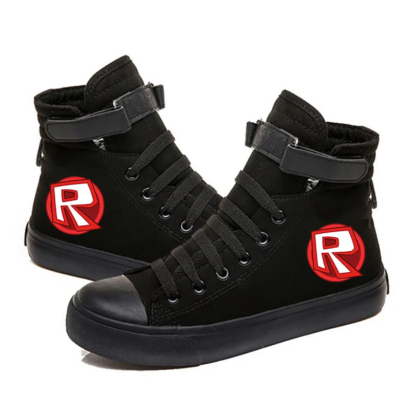 Gioco Roblox scarpe di tela Velcro maschio studentessa per il tempo libero scarpe sportive studente Anime Cartoon Pattern Sneakers regali di