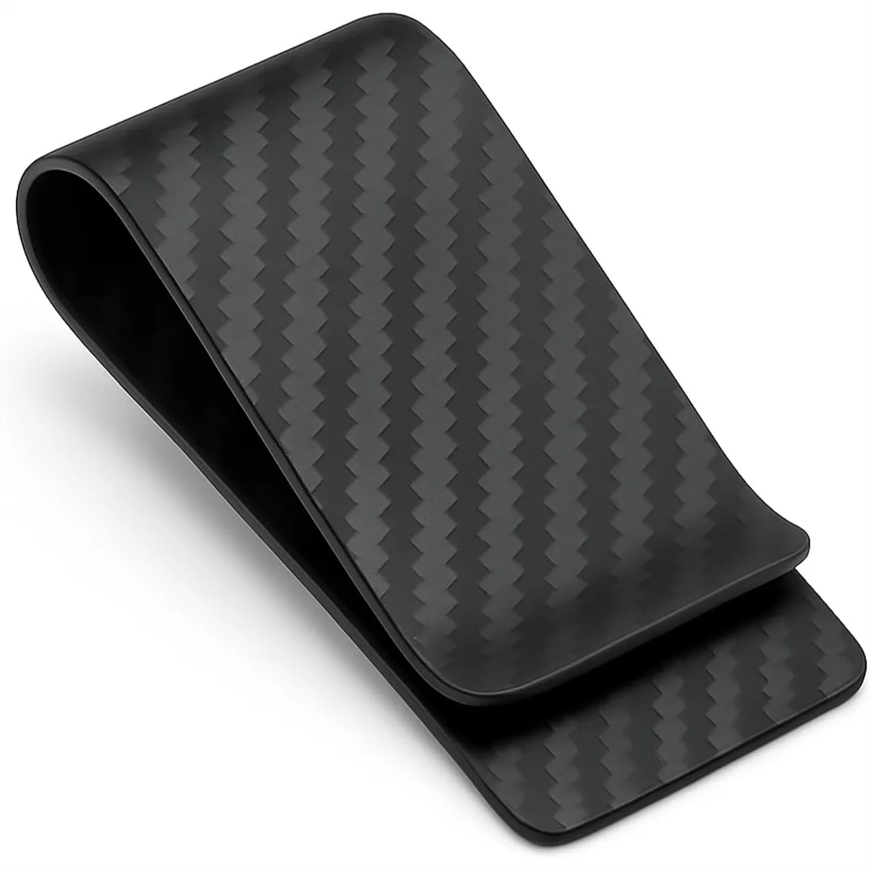 

Slim Carbon Fiber Wallet Money Clip For Cash And Credit Cards Minimalist Holder For Men