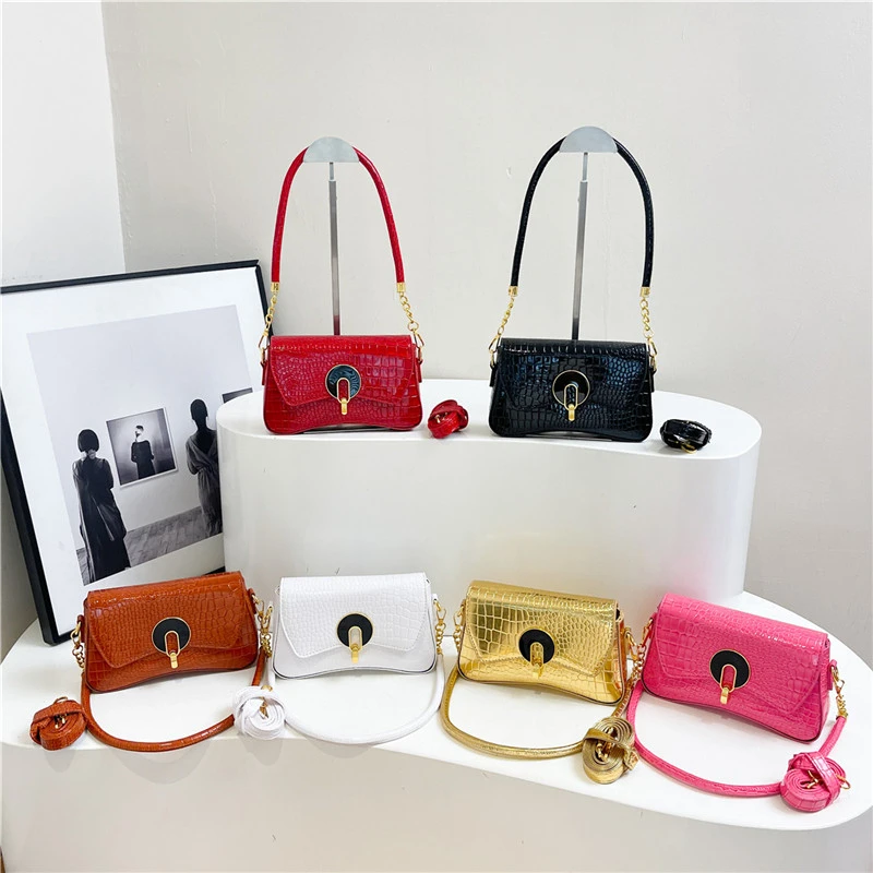 حقيبة يد جلدية أنيقة كلاسيكية مشهورة للنساء حقائب يد ذات علامة تجارية فاخرة على طراز المصمم الشهير