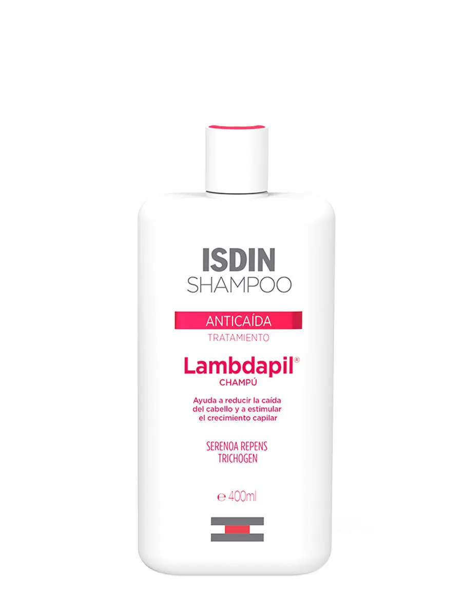 Isdin lambdapil anti-fall shampoo 400 ml-helps prepare scalp for anti-fall treatments