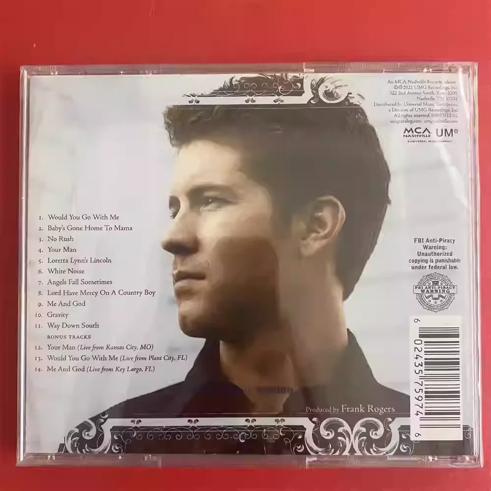 

CD Classic New Traditionalist Country Album Josh Turner Music CD Your Man Music Record Cosplay Walkman Car Soundtracks Box Gifts