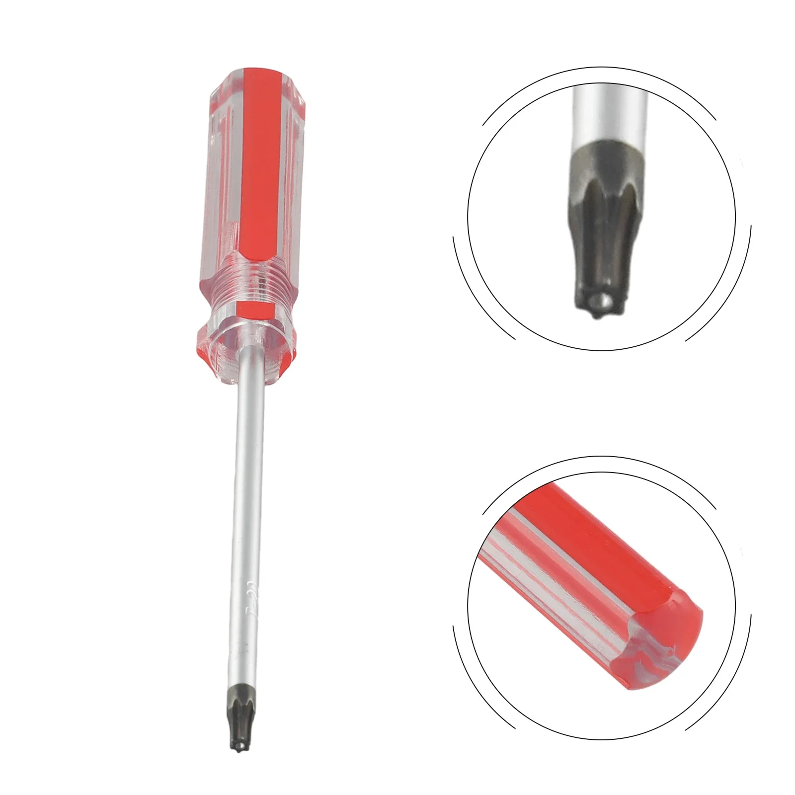 Chave de fenda magnética de precisão t15 t20 t25 t30 para xbox 360 controlador sem fio flor de ameixa chave de fenda hexagonal irregular