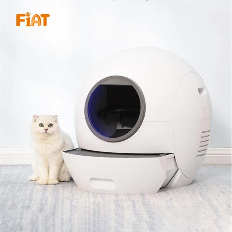 2021 Amazon hot selling product electric smart robot self cleaning automatic cat litter box toilet