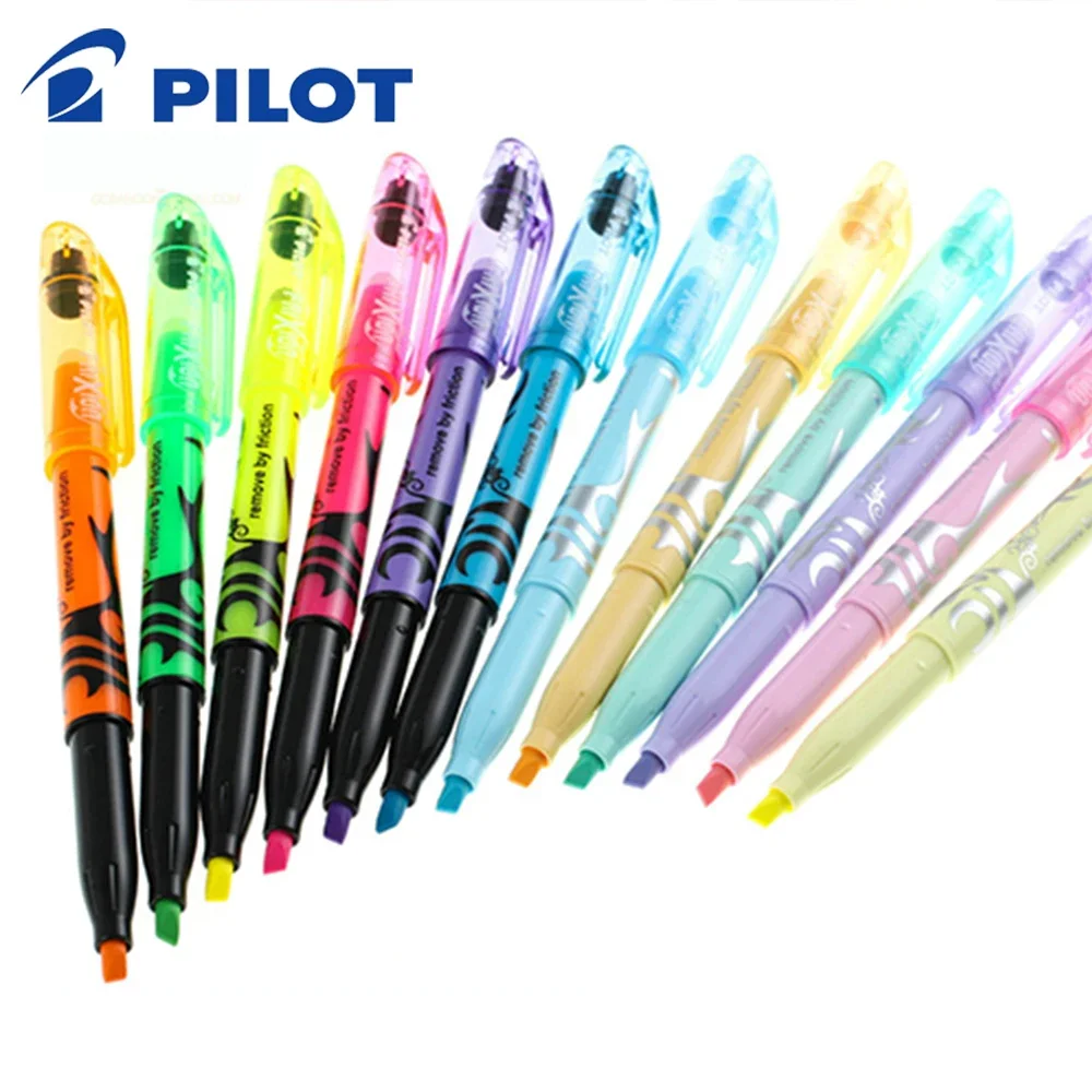 

1pcs PILOT Erasable Highlighter SW-FL Color Markers Friction Markers 24 Color All Light Dark School Kawaii Japanese Stationery