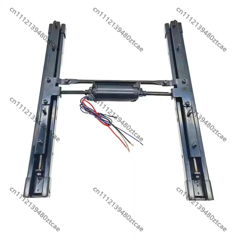 Electric Aviation Seat Slide Track With Flexible Shaft & Mount Bracket 350mm Stroke 350mm Center Distance Auto Seat Parts