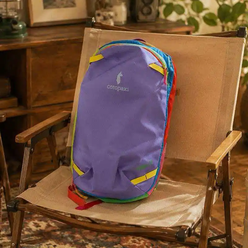 

Outdoor 20L Travel Hiking Color-Blocking Backpack Lightweight Hiking Large Capacity Unisex Dopamine Bag