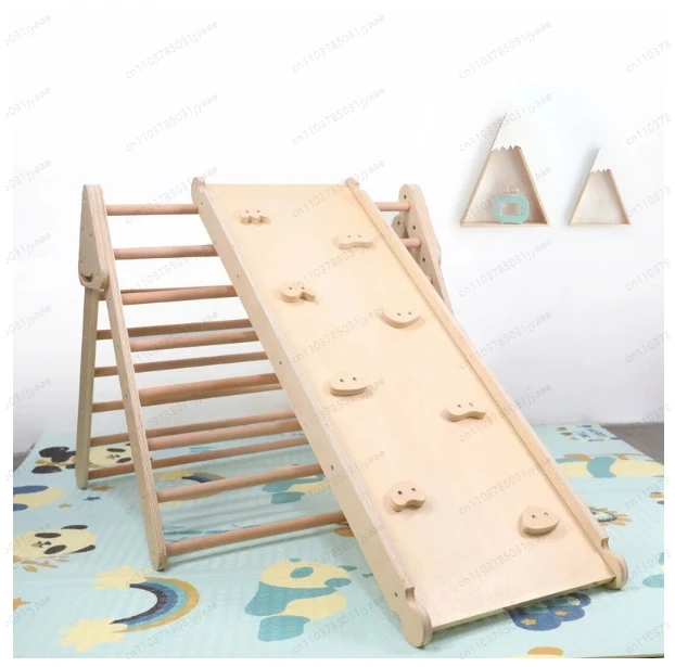 

Baby Climber and Slider Popular Wooden Baby Indoor Exercise Practice Climbing Fun Toy