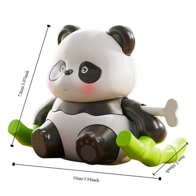 Twist Walking Animal Wind up Panda Toy Interattivo Arrampicata Walking Panda Toy Cartoon Divertente Panda Orologio Giocattoli Bambino