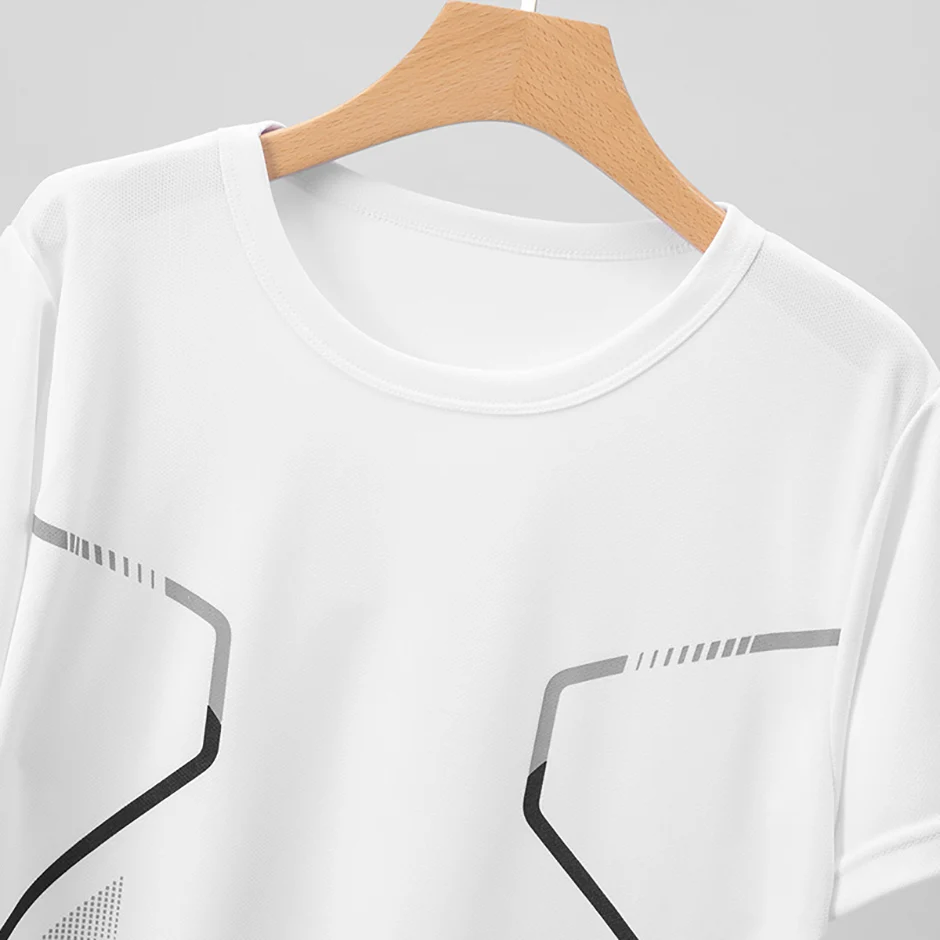 2-teiliges Sommer-Jugendset für 13-16-Jährige, mehrfarbig, schnelltrocknend, Sport-Kurzarm-Shorts-Set, bedrucktes T-Shirt für junge Männer und Frauen – Detail 17