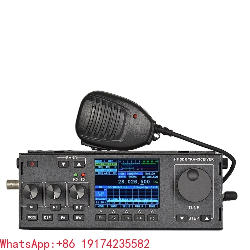 Recent RS-978 SSB Hf SDR Radio  HF Ham Transceiver  1.8-30MHz 10Watt Ham Sdr Radio Hf with 3800mAh Li-ion Battery Pack
