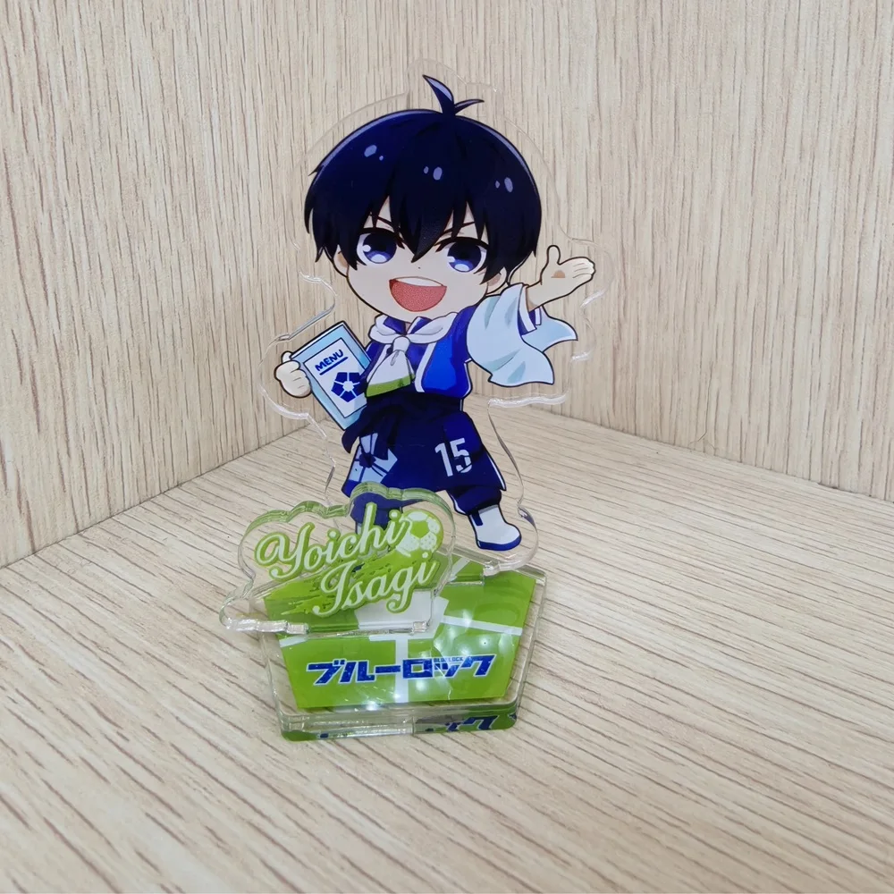 Anime BLUE LOCK Figure MICHAEL KAISER Itoshi Sae Rin Itoshi Acrylic Stand Model Plate Desk Decor Birthday Gift Props