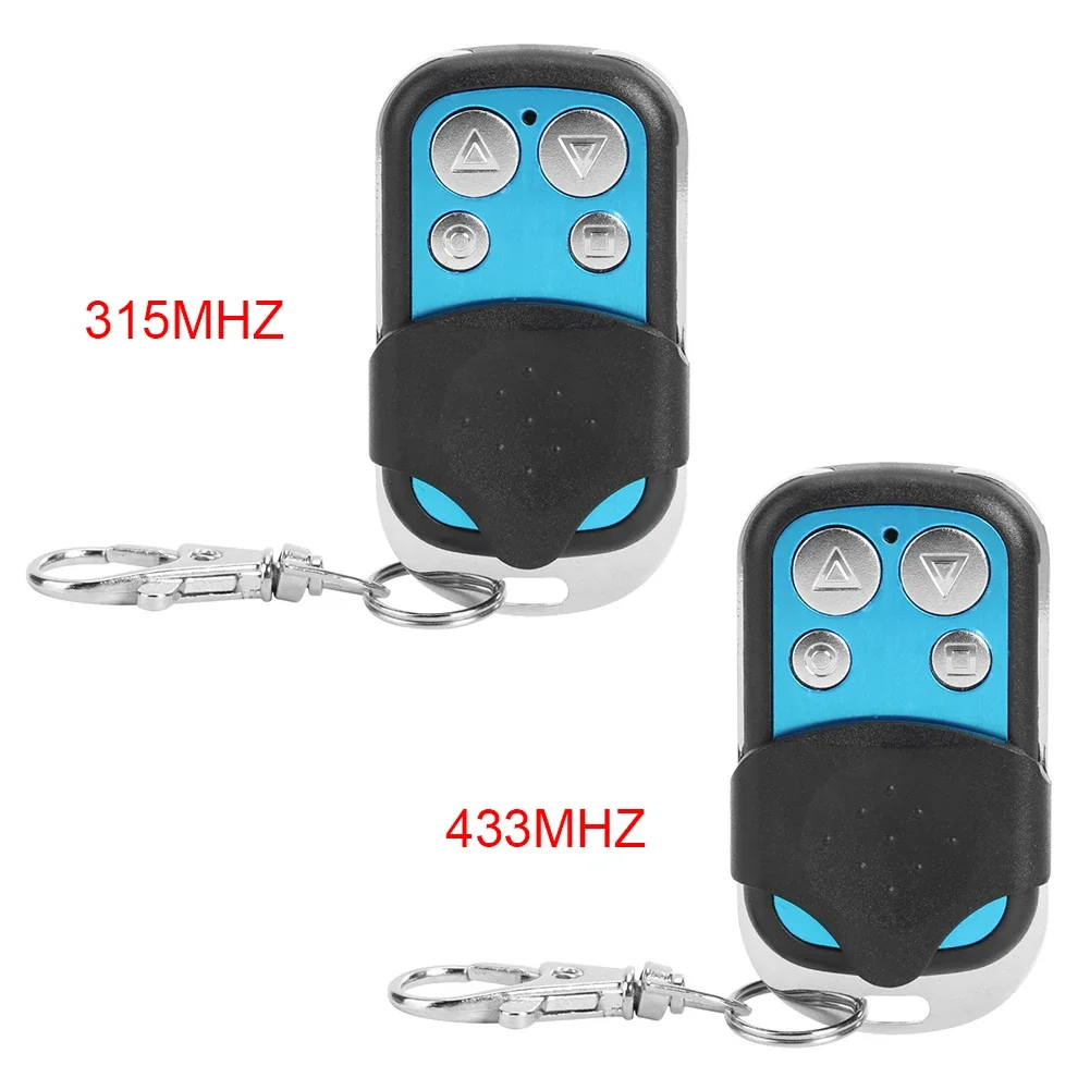 4 Key 315/433 Mhz Garage Gate Door Opener Duplicator Copy Remote Controller 433MHZ Remote Control Clone Cloning Code Car