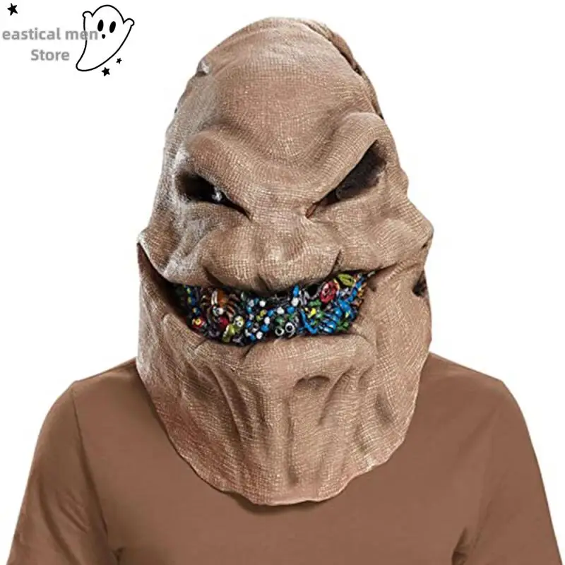 

The Nightmare Before Christmas Boogie Cosplay Mask Costume Latex Helmet Halloween Party Carnival Props Cosplay Accessories