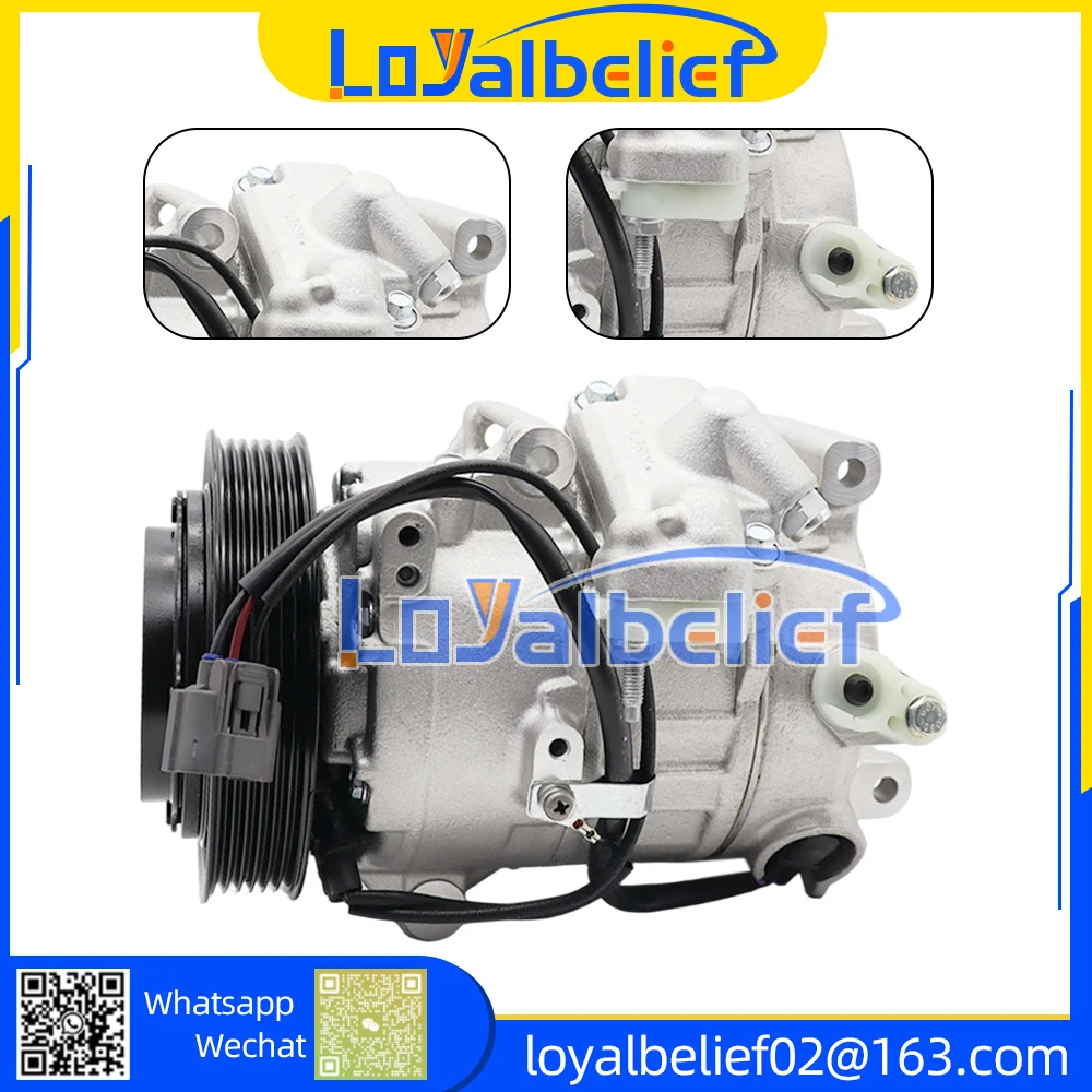 

AC Compressor for 2005-2012 Acura RL 3.5L 38810RJAA02 38810RJAA03 38810RJA305 38810-RJA-A03 38810-RJA-A02 38810-RJA-305 4710482